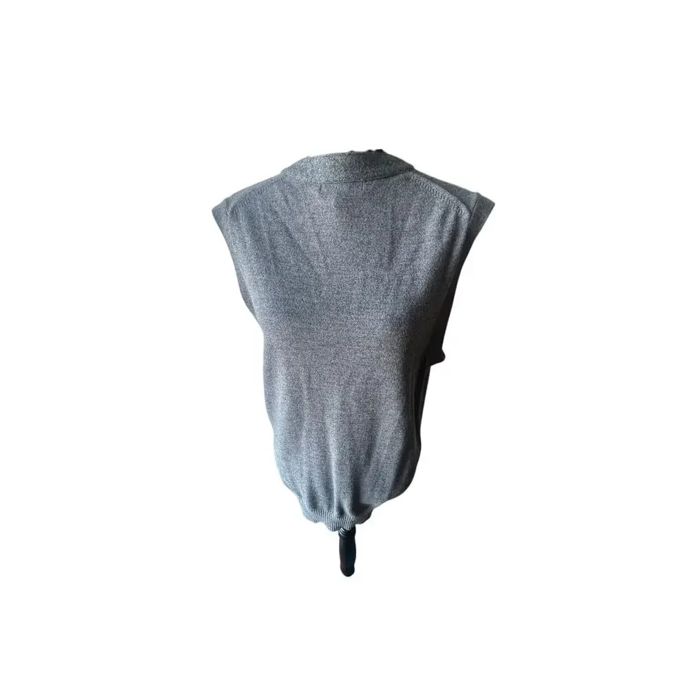 Banana Republic Gray Wool V-Neck Sweater Vest – Men’s Size L